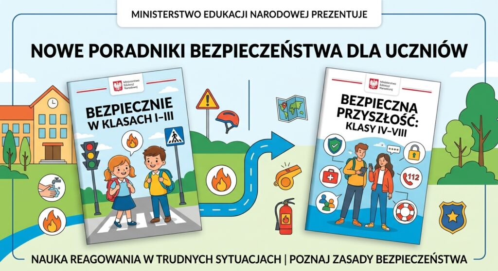 MEN prezentuje poradniki bezpieczeństwa dla uczniów